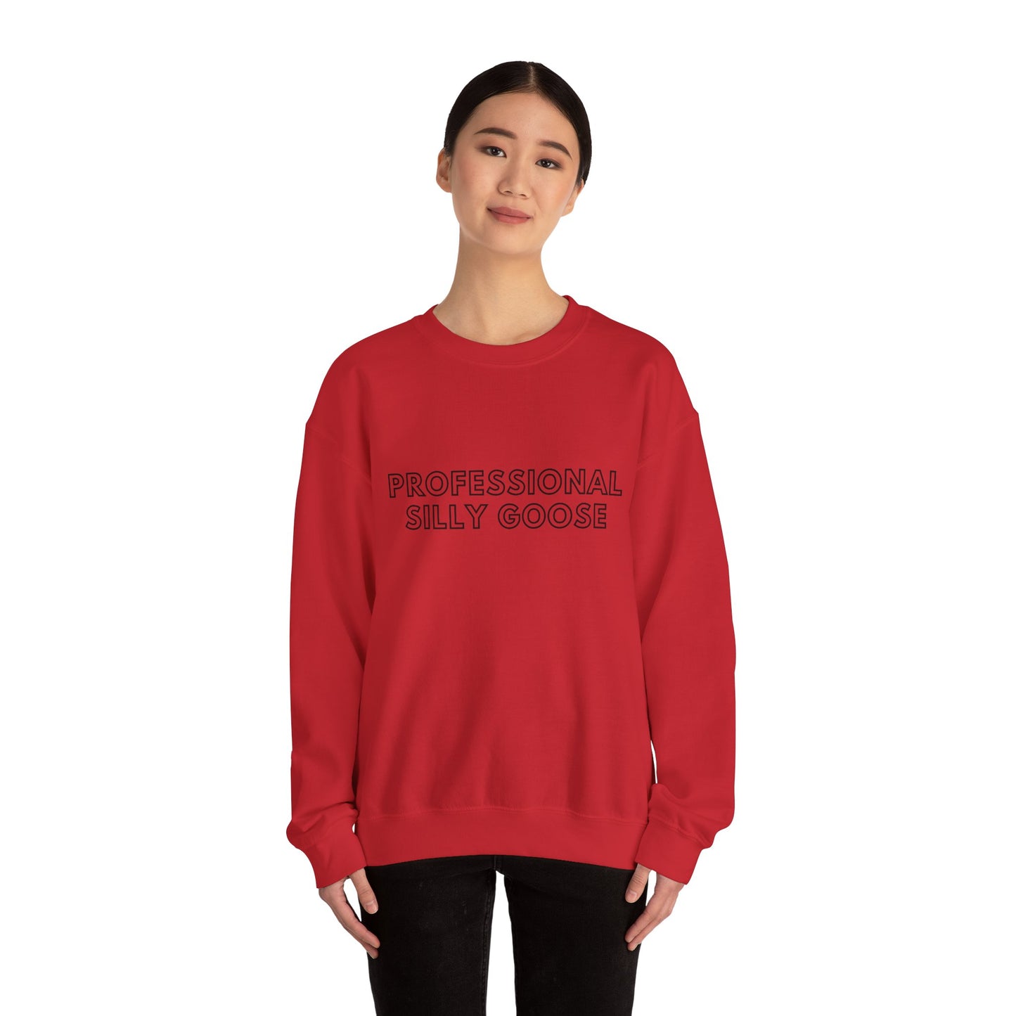 Professional Silly Goose Script Crewneck Sweatshirt