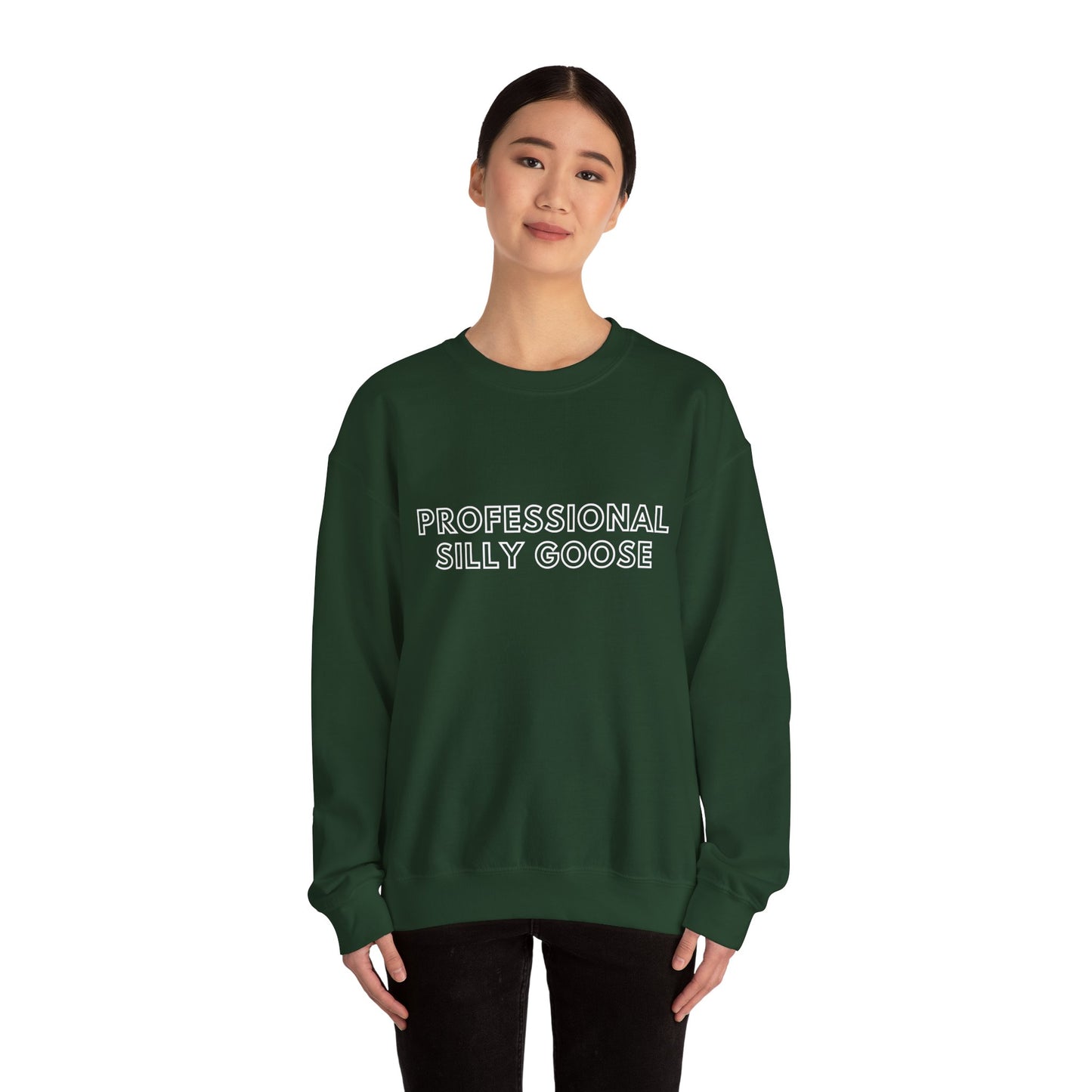 Professional Silly Goose Script Crewneck Sweatshirt