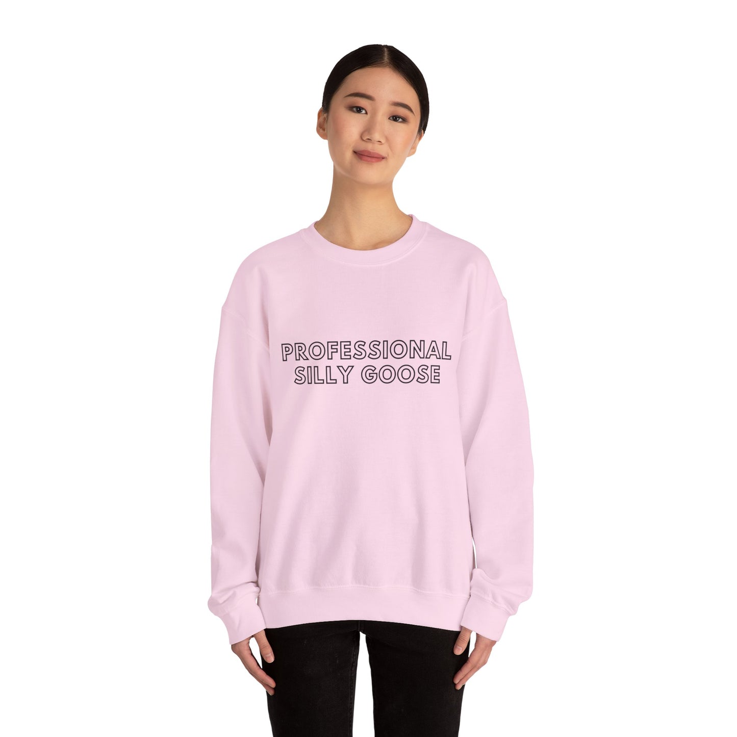 Professional Silly Goose Script Crewneck Sweatshirt