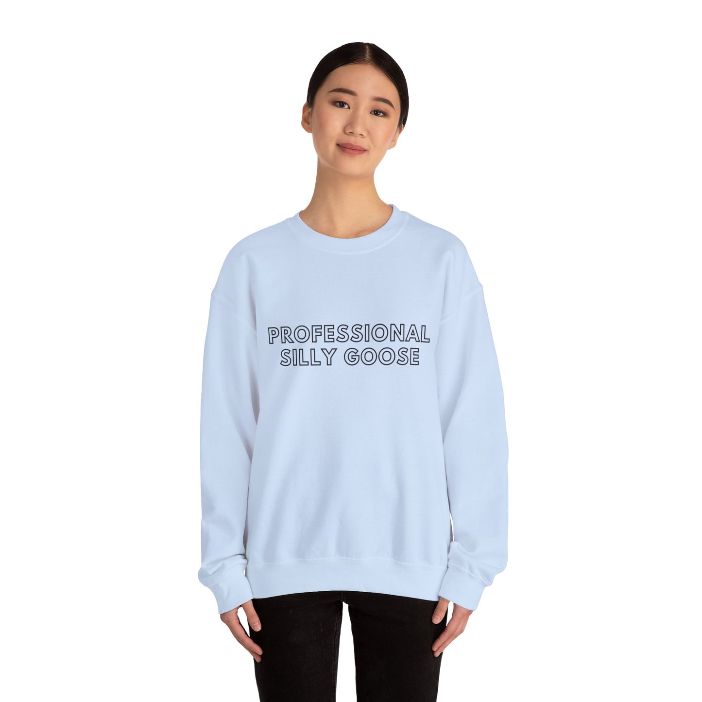 Professional Silly Goose Script Crewneck Sweatshirt