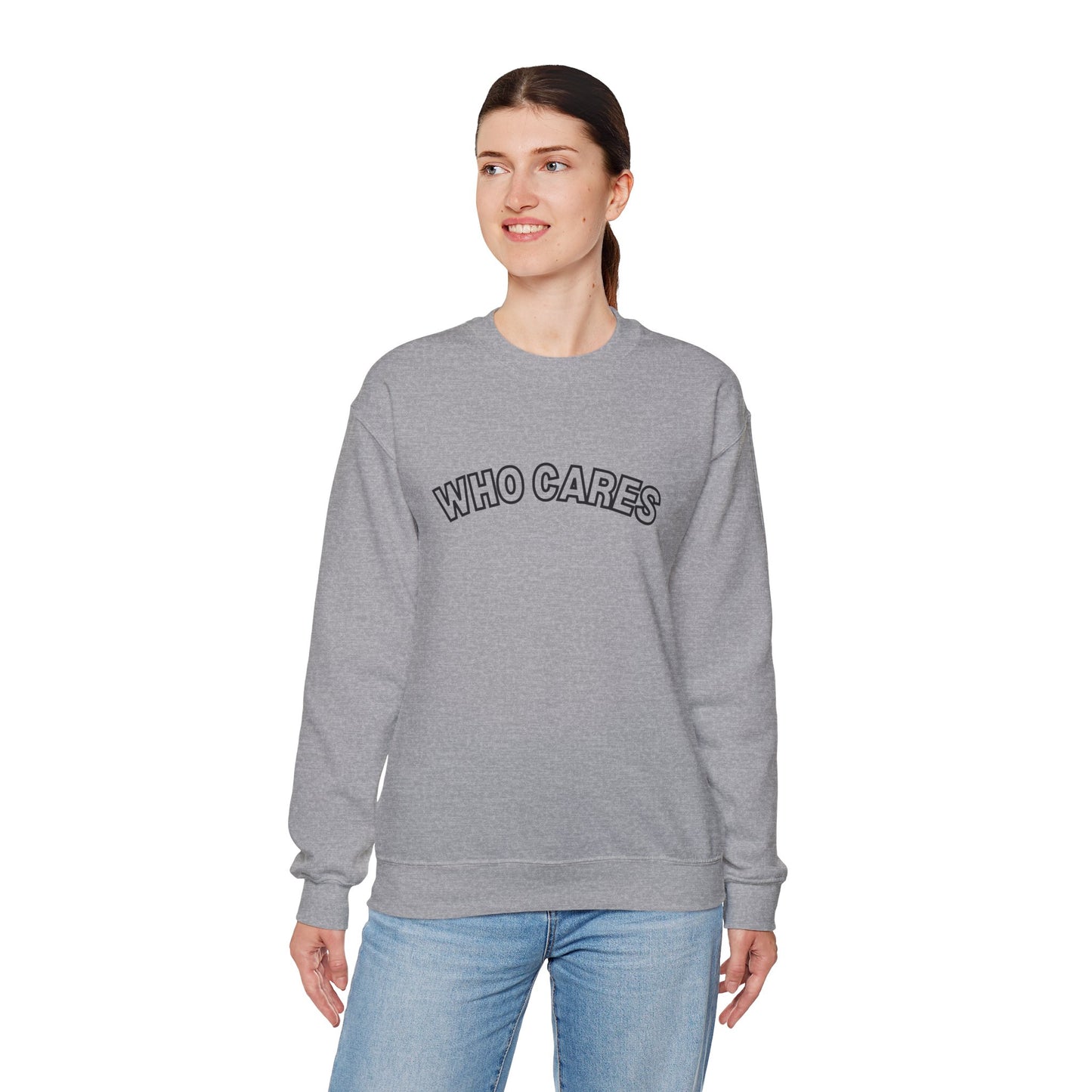 Who Cares Crewneck Sweatshirt