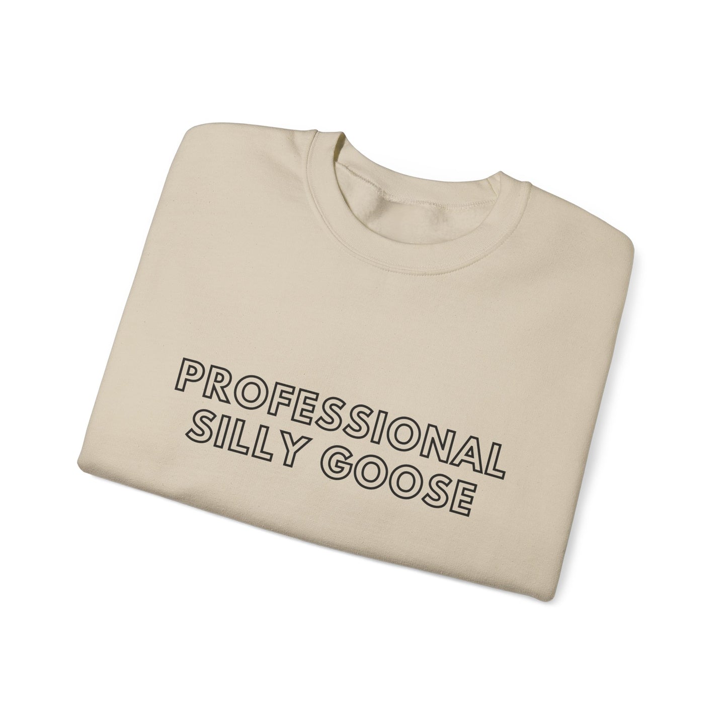 Professional Silly Goose Script Crewneck Sweatshirt