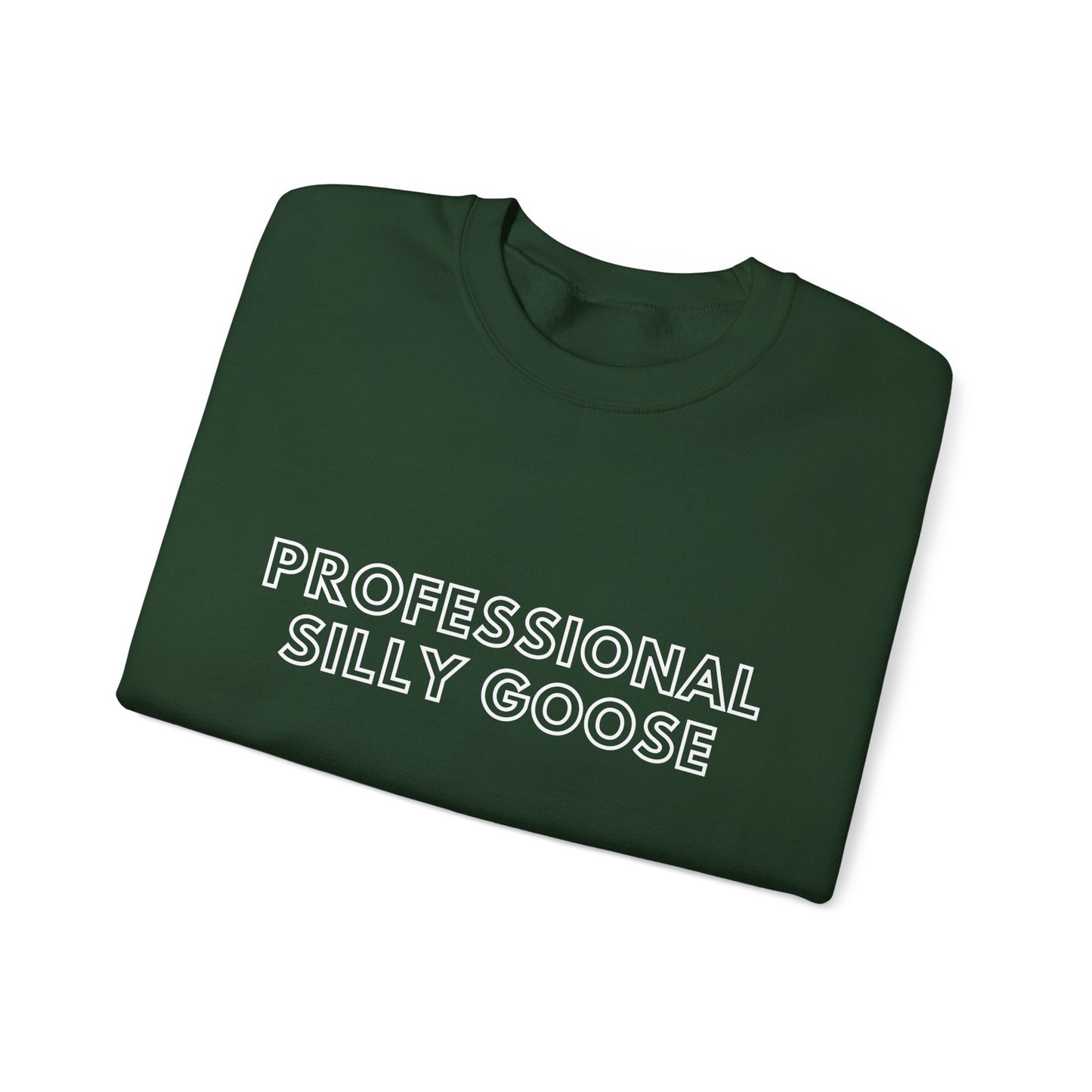 Professional Silly Goose Script Crewneck Sweatshirt