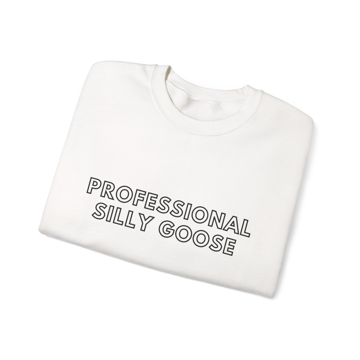 Professional Silly Goose Script Crewneck Sweatshirt
