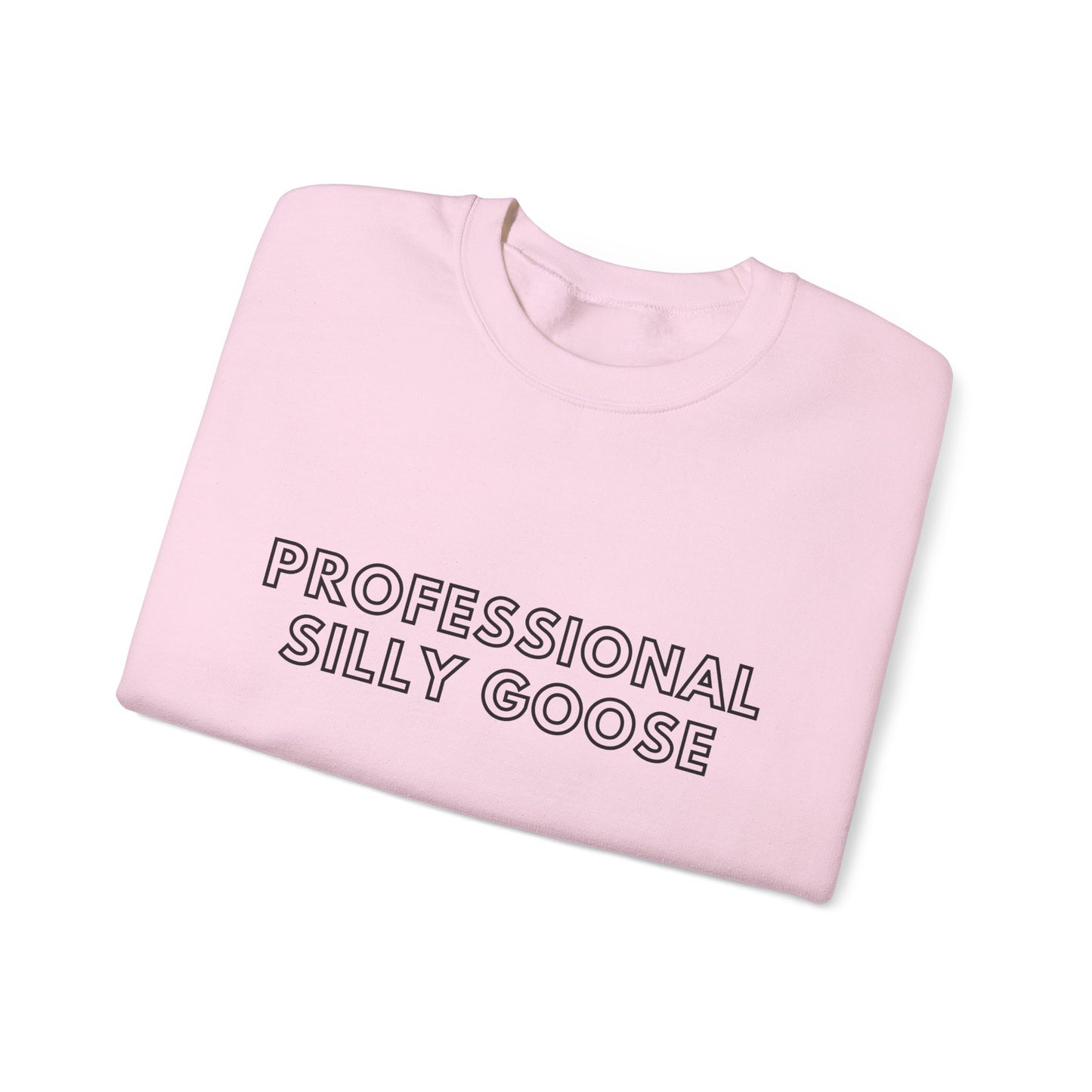 Professional Silly Goose Script Crewneck Sweatshirt