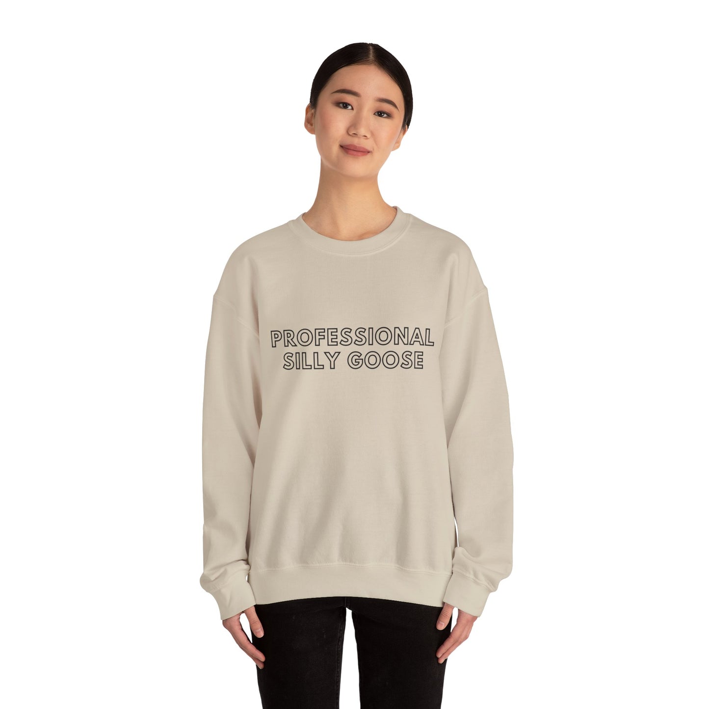 Professional Silly Goose Script Crewneck Sweatshirt