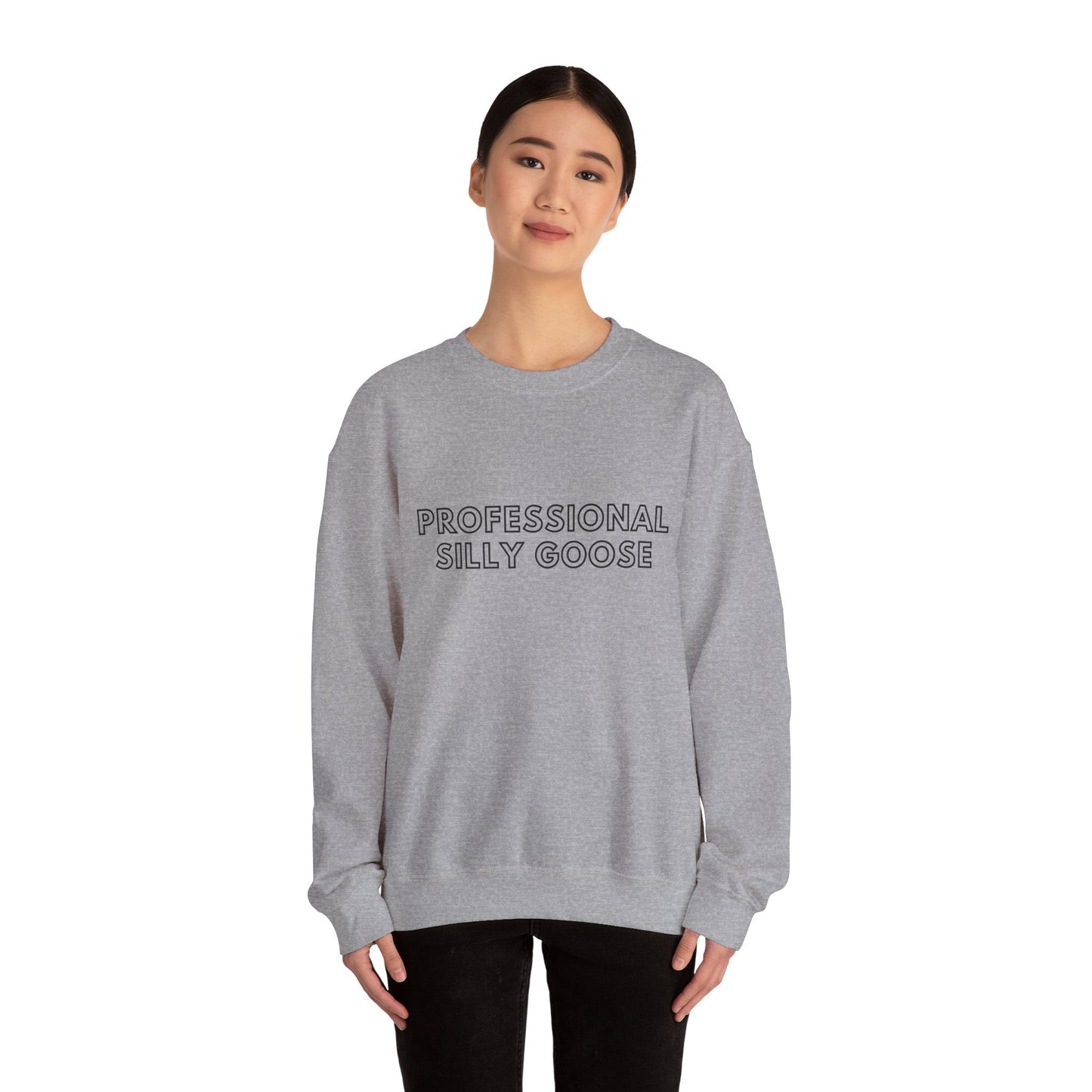Professional Silly Goose Script Crewneck Sweatshirt