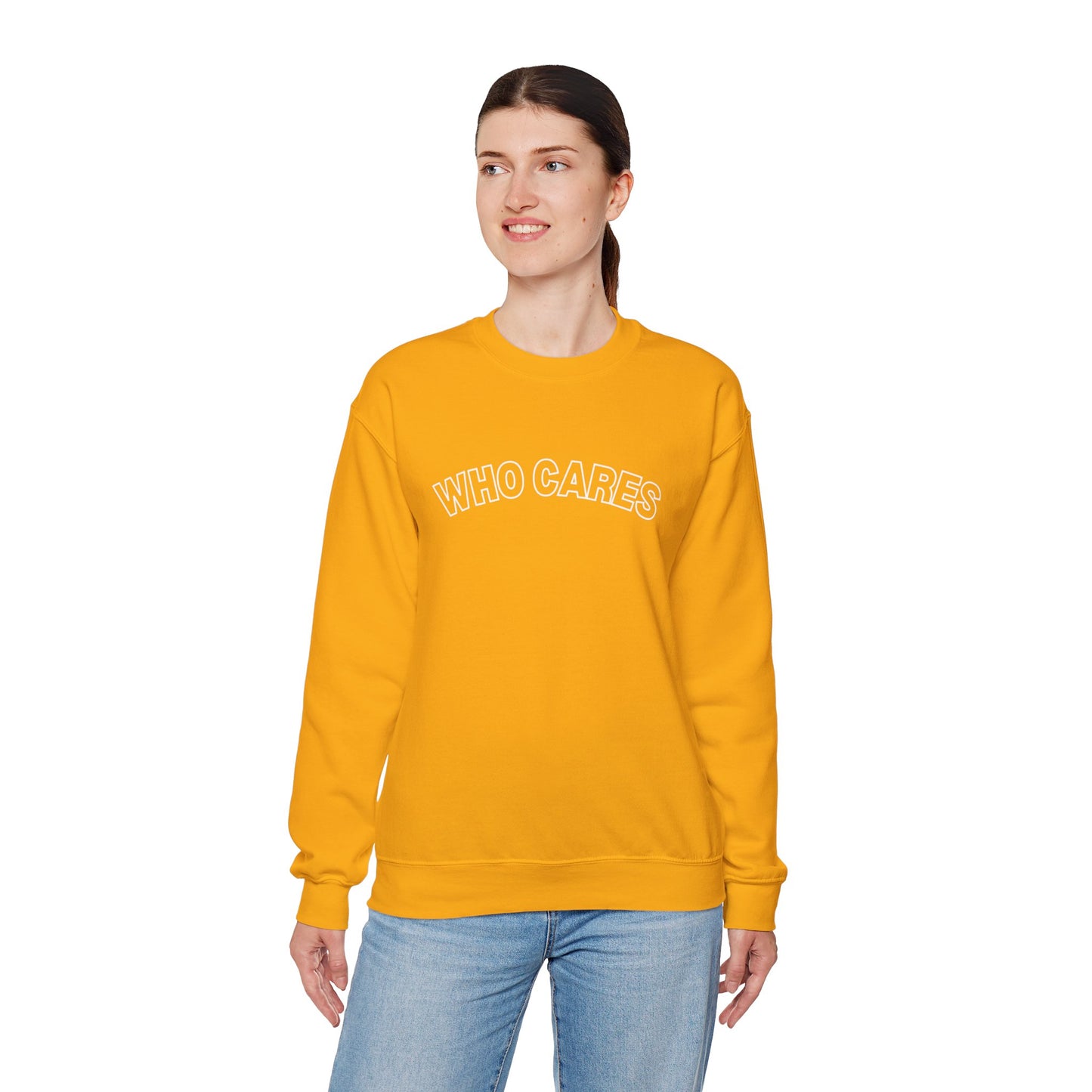 Who Cares Crewneck Sweatshirt