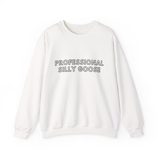 Professional Silly Goose Script Crewneck Sweatshirt