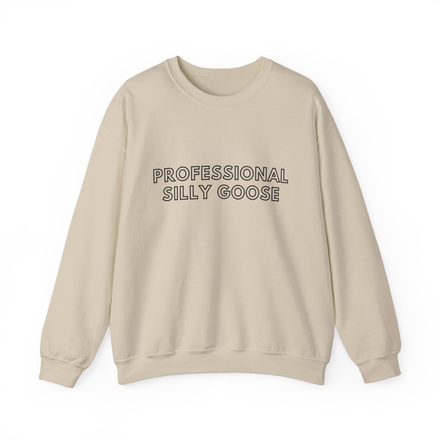 Professional Silly Goose Script Crewneck Sweatshirt