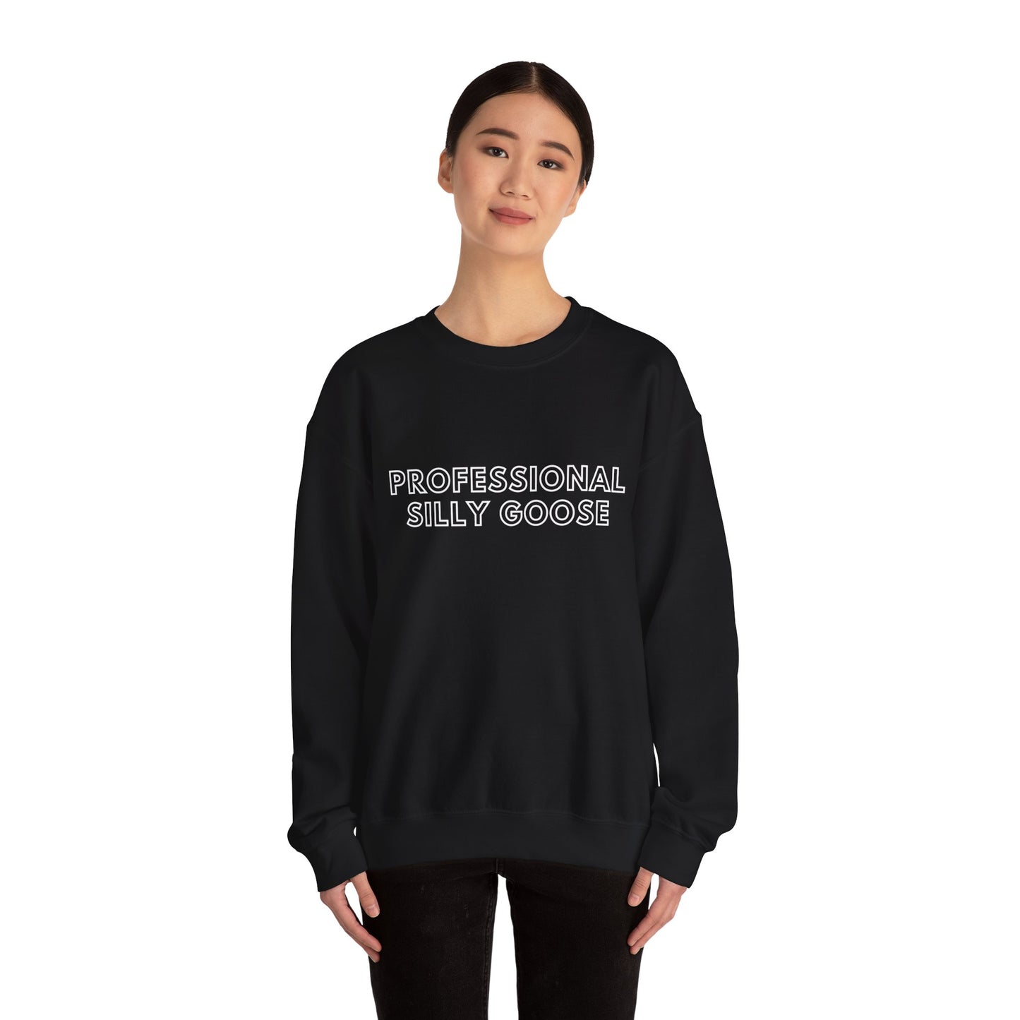 Professional Silly Goose Script Crewneck Sweatshirt