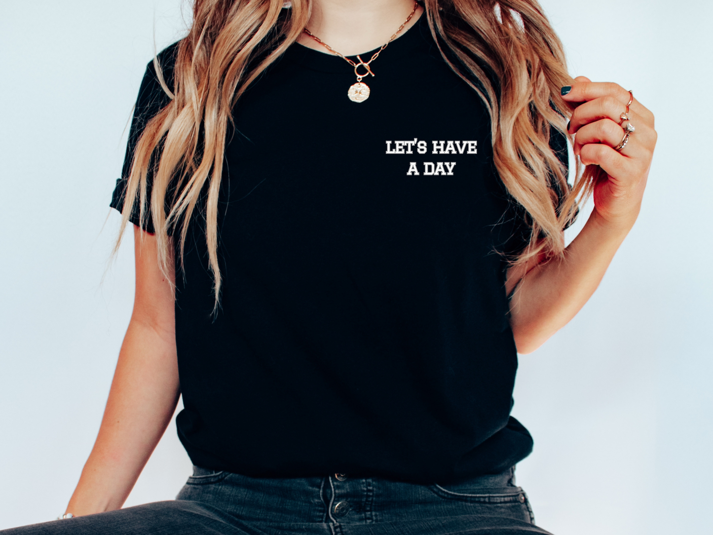 Let’s Have A Day Corner Design Tee