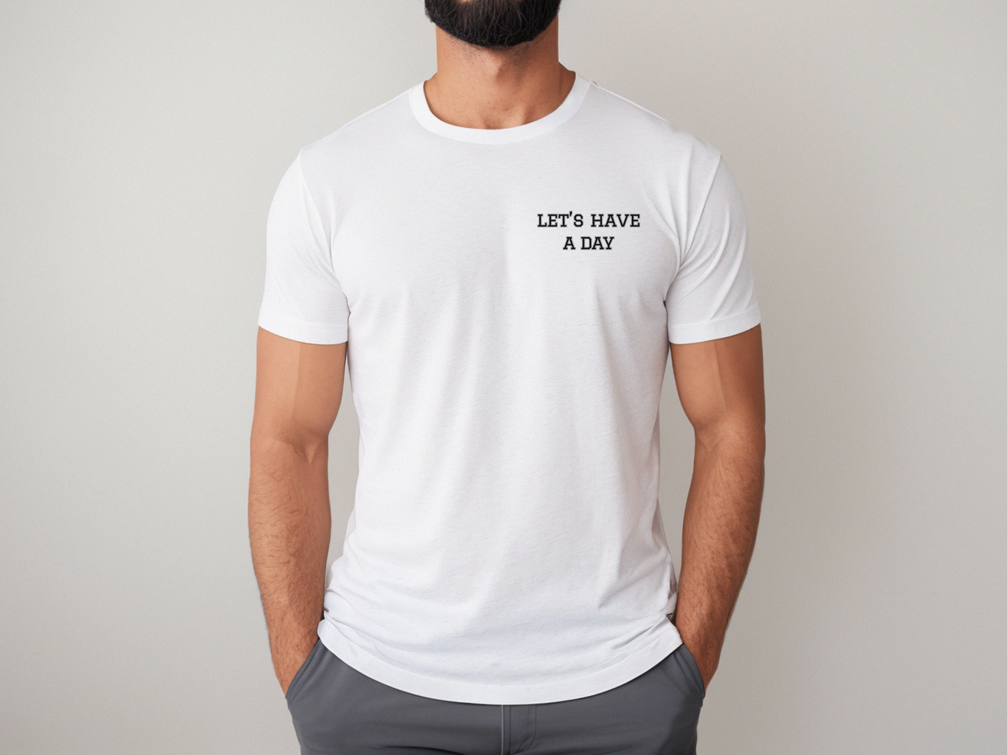 Let’s Have A Day Corner Design Tee